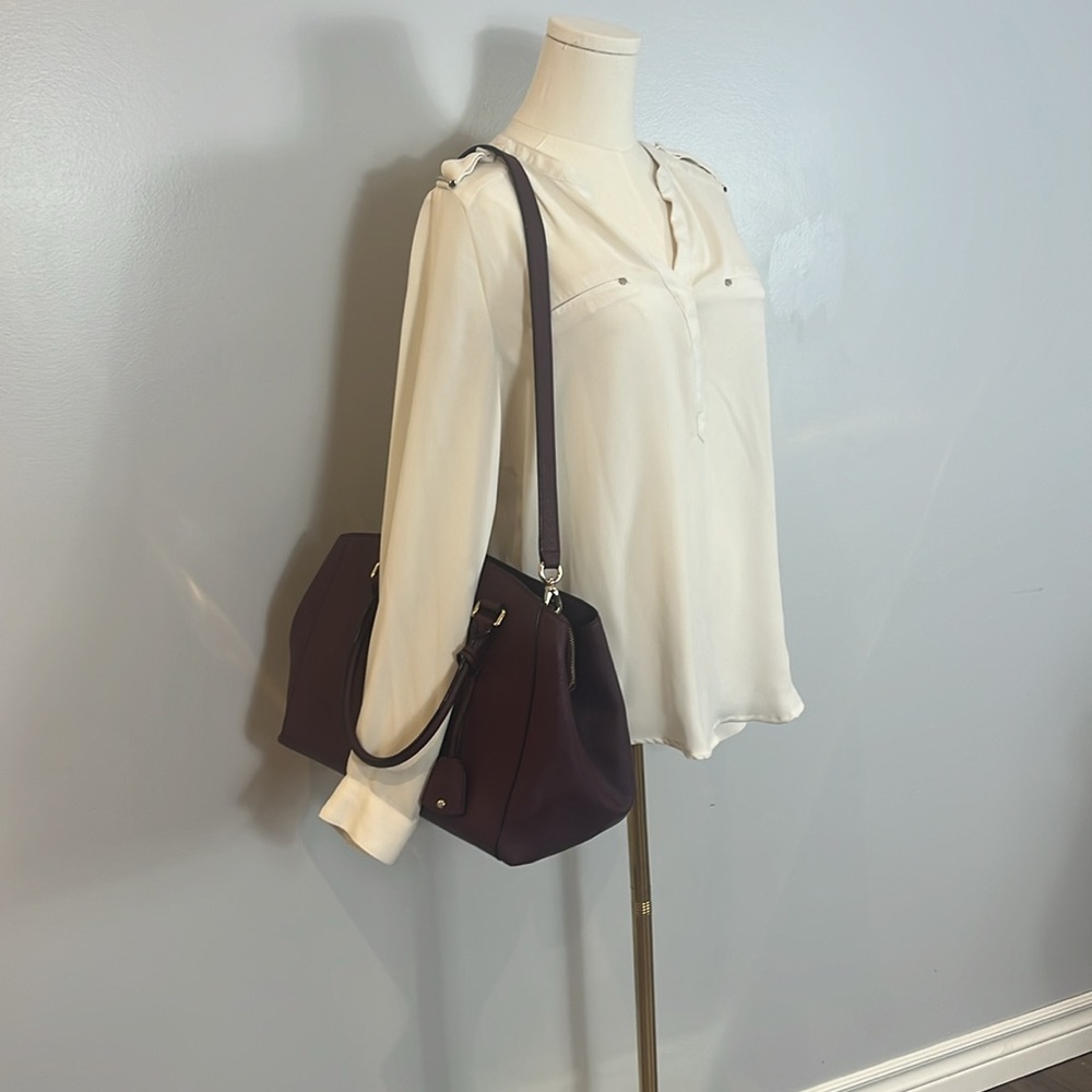 kate spade New York Tilden Place Sloan Satchel in Deep Plum - Picture 16 of 17